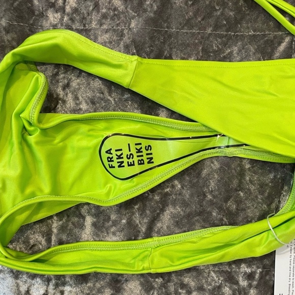 Frankie’s bikinis Harlow satin halter bikini Never worn - Picture 6 of 6